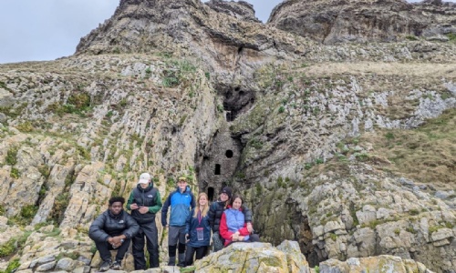 U6th Form Geography and Biology Fieldwork in The Gower, Wales