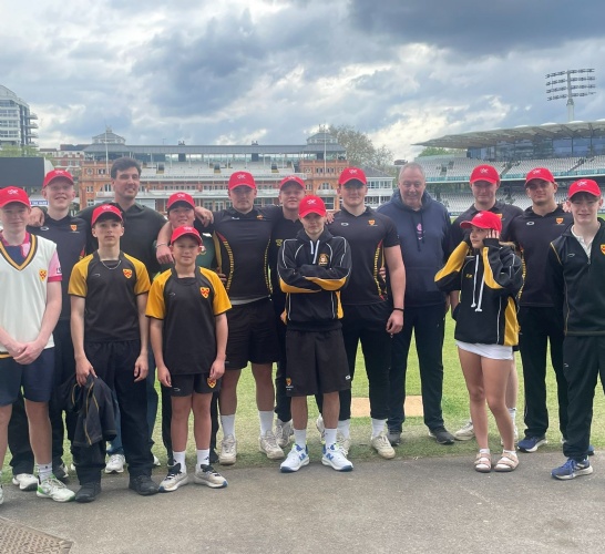 Oratory Pupils receive Coaching Session at Lord's with The Ruth Strauss Foundation