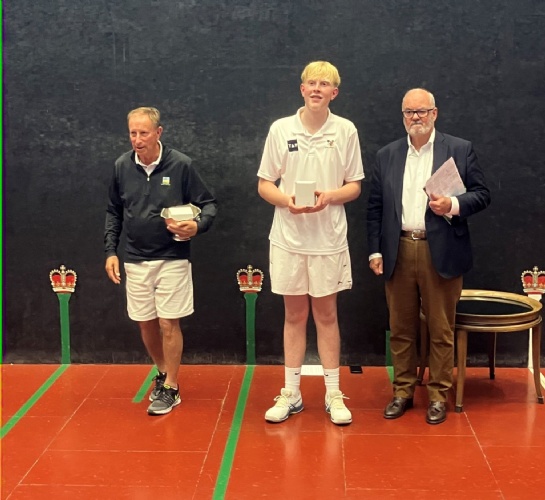 Oratory Pupil is runner-up in Real Tennis Junior British Open